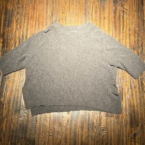 Medium Lou & Grey fuzzy Grey pullover